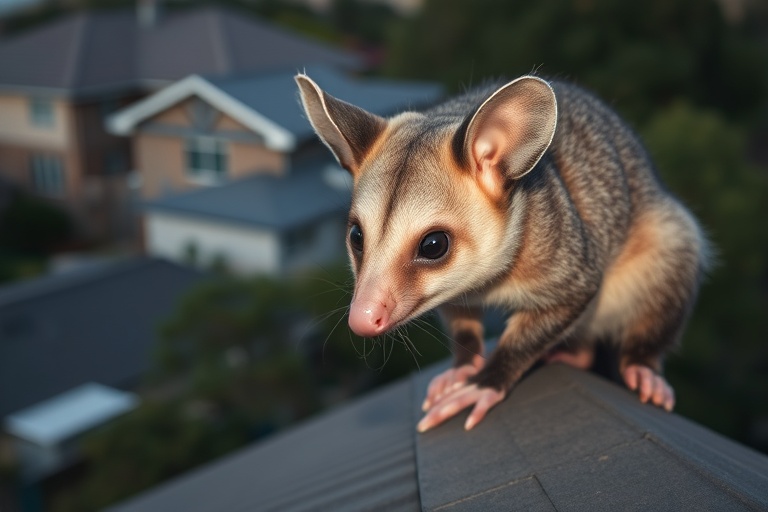 Possum in Paddington residential area